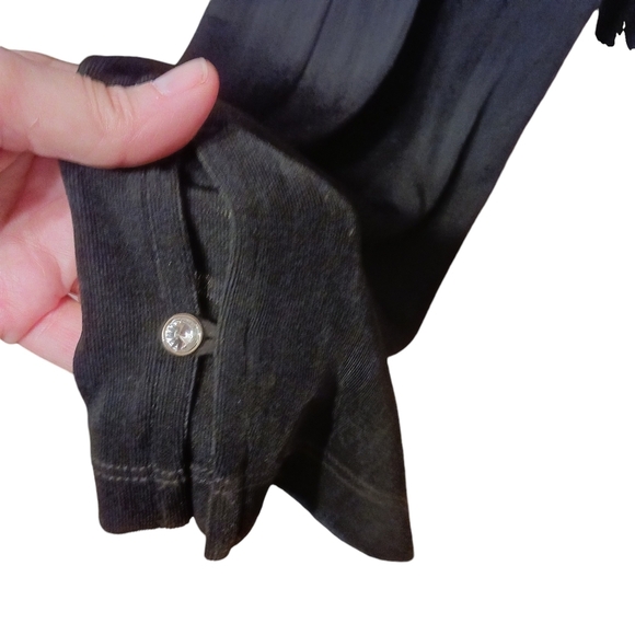 Bundle Chico's Travelers 3 Pieces Blazer Pants & Blouse Size 2 Large Minimalist - Picture 8 of 10